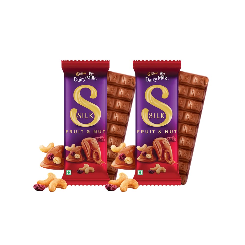 Cadbury Dairy Milk Silk Fruit & Nut Milk Chocolate Bar