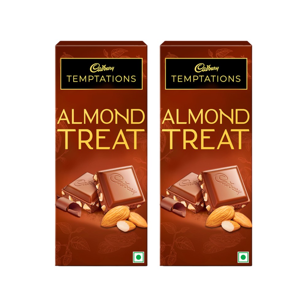 Cadbury Temptations Almond Treat Premium Milk Chocolate Bar