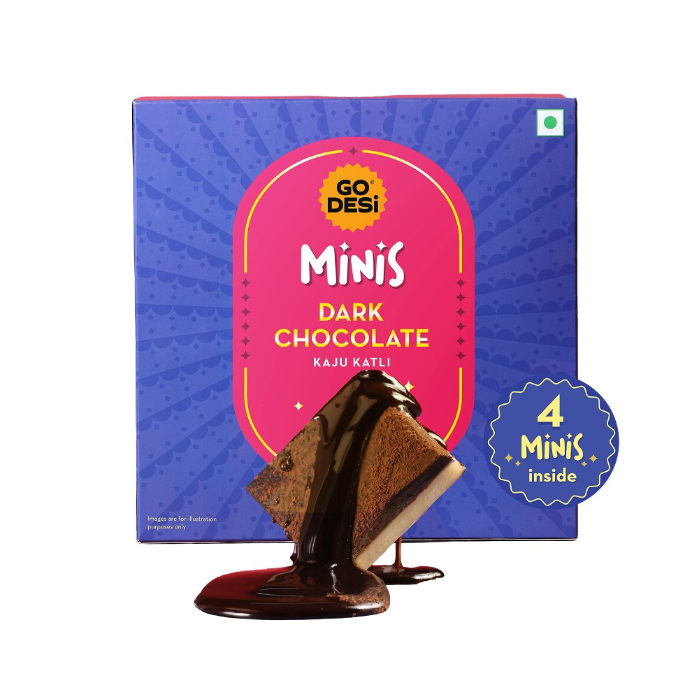 Dark Chocolate Kaju Katli GO DESi