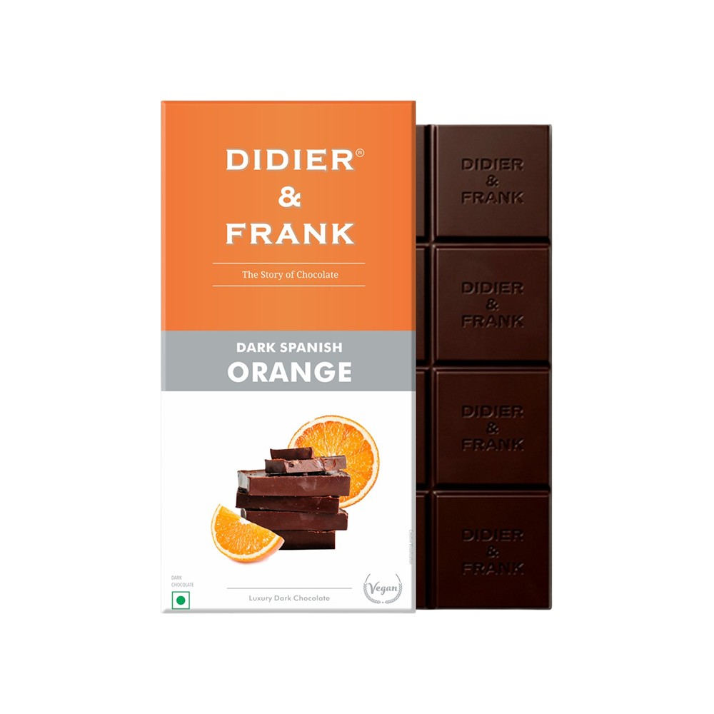 Didier & Frank Orange Dark Chocolate Bar