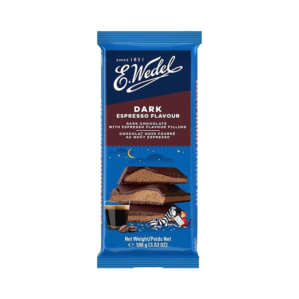 E.Wedel Espresso Filling Dark Chocolate Bar
