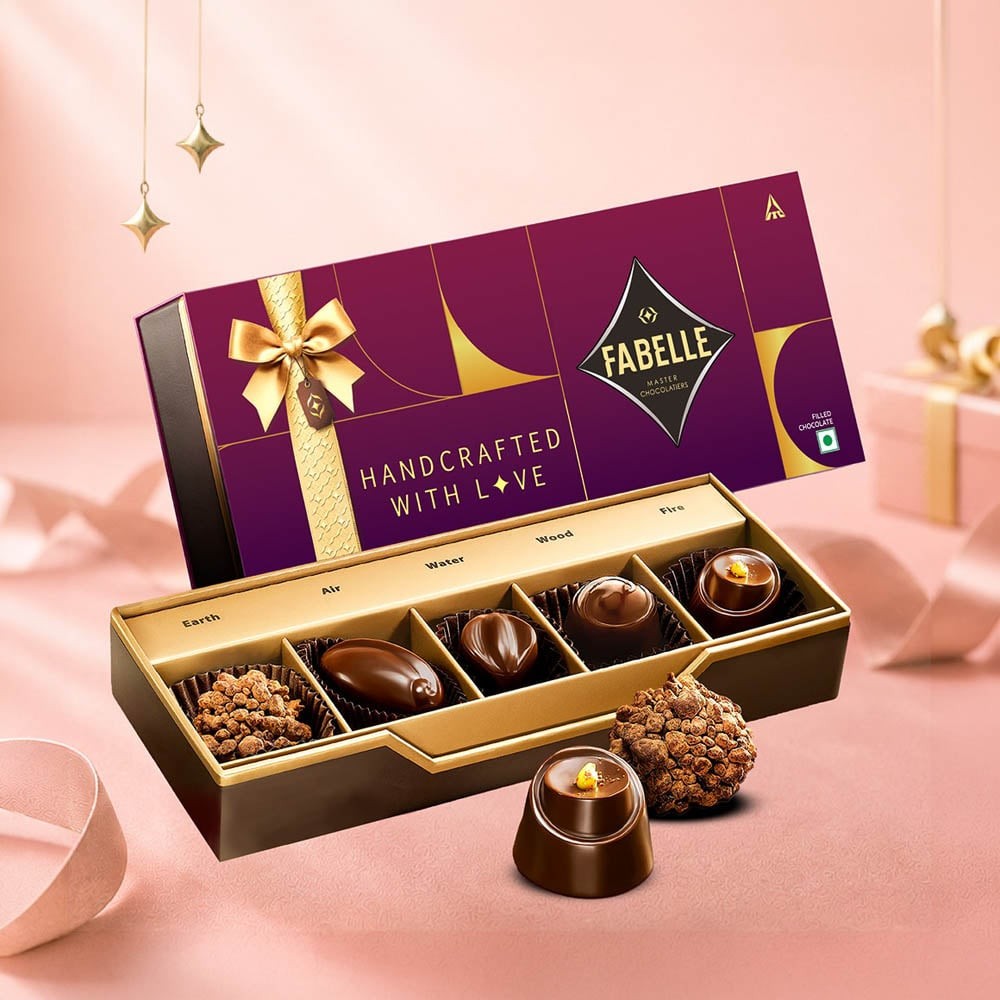 Fabelle Elements Nature-Inspired Pralines Chocolate Gift Pack