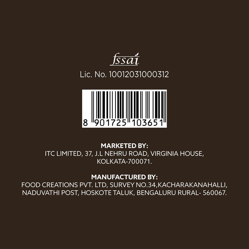 Fabelle Intense 84% Dark Chocolate Centre Filled Bar