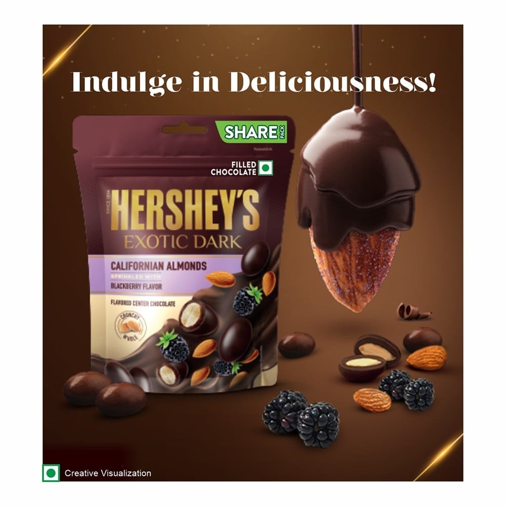 Hershey's Exotic Dark Dark Chocolate Pack (Californian Almonds)
