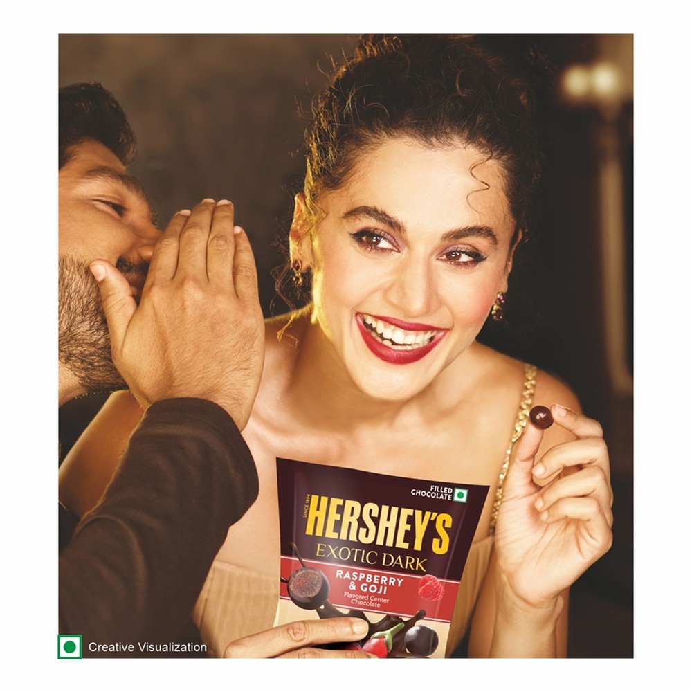 Hershey's Exotic Dark Dark Chocolate Pack (Raspberry & Goji)