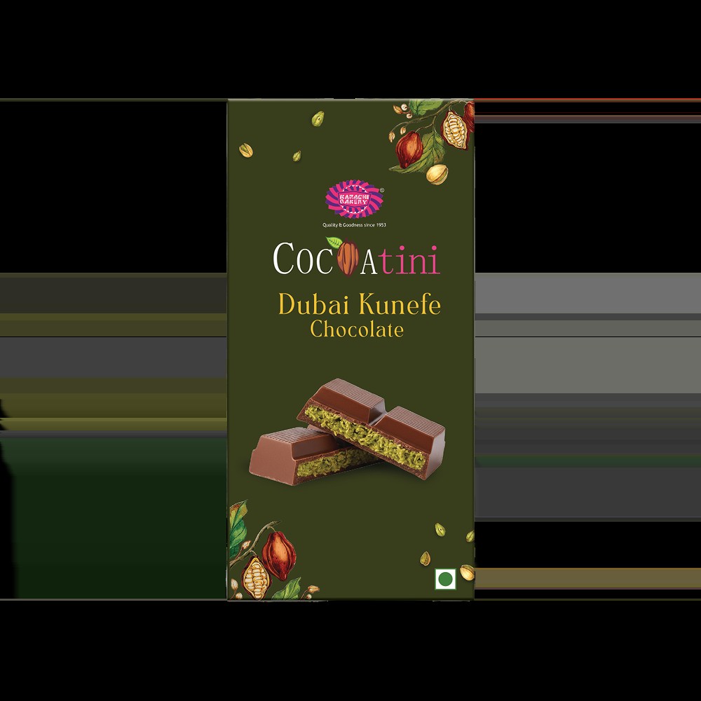 Karachi Bakery Dubai Kunafa Chocolate Bar (200 g)