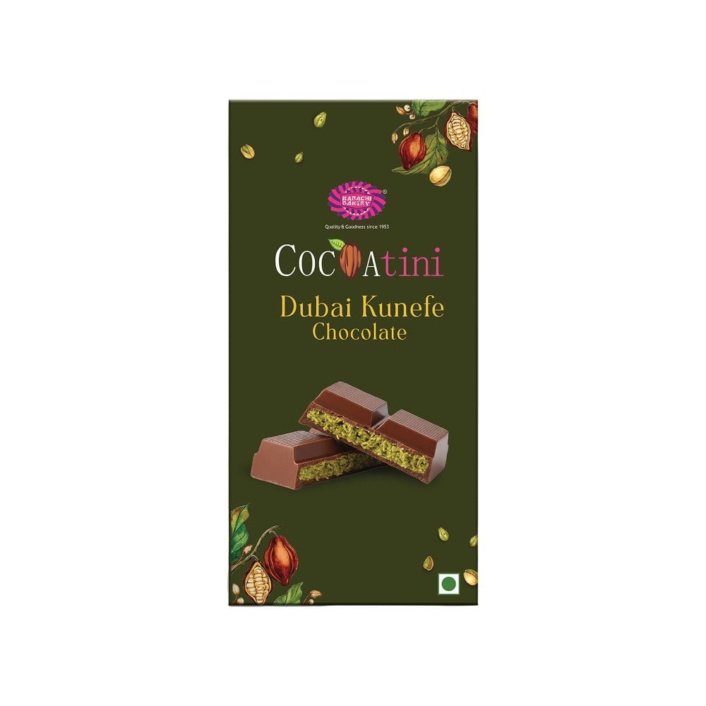 Karachi Bakery Dubai Kunafa Chocolate Bar