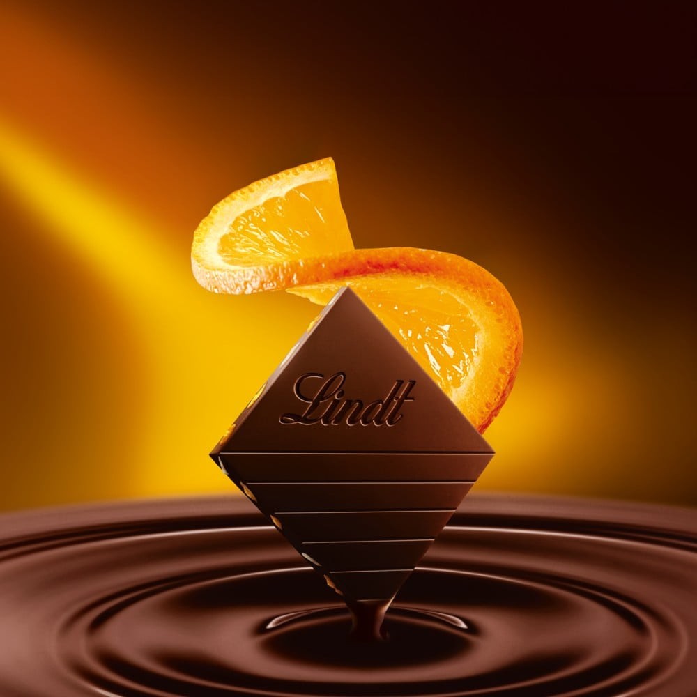 Lindt Excellence Orange Intense Dark Chocolate Bar