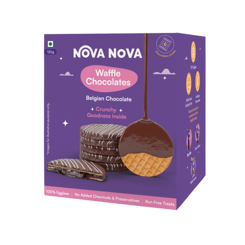 Nova Nova Waffle Chocolate -Belgian Chocolate