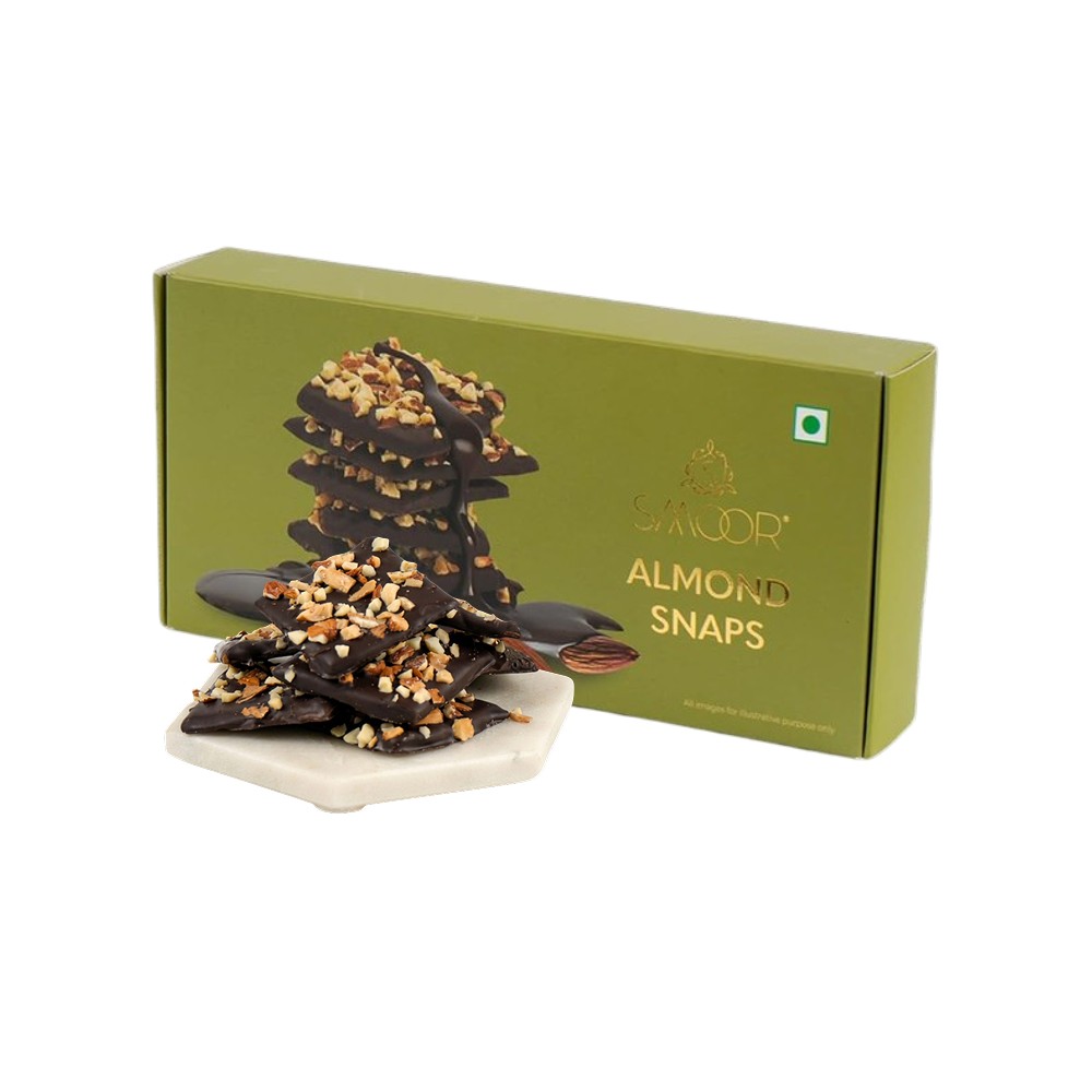 Smoor Almond Dark Chocolate Snaps