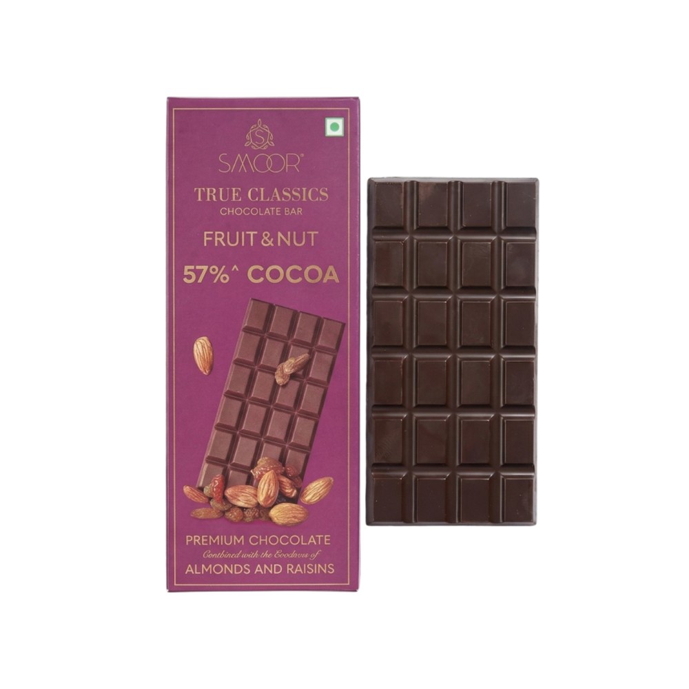 Smoor Classic Fruit & Nut Dark Chocolate Bar