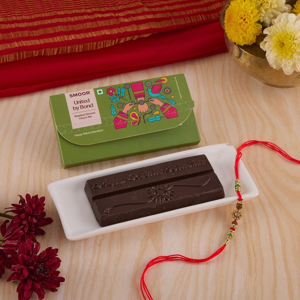 Smoor Happy Rakhi Dark Chocolate Bar