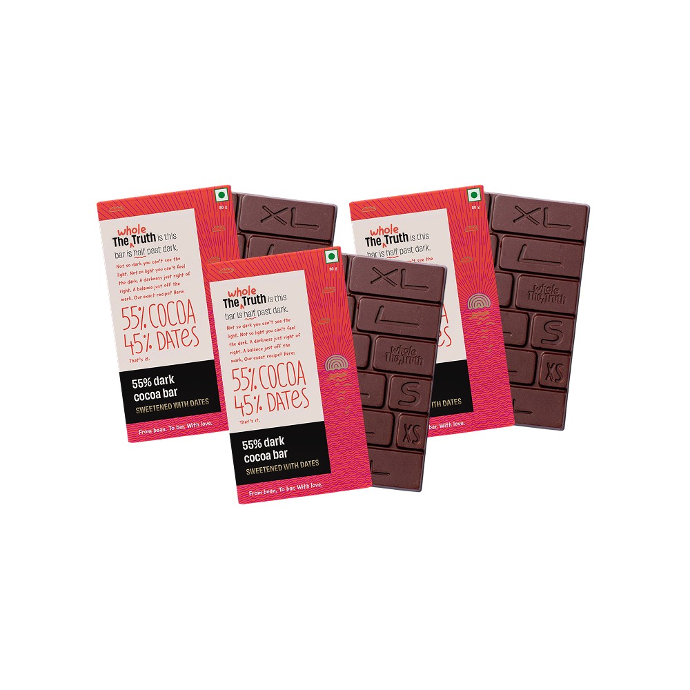 The Whole Truth Rich 55% Cocoa Dark Chocolate Bar