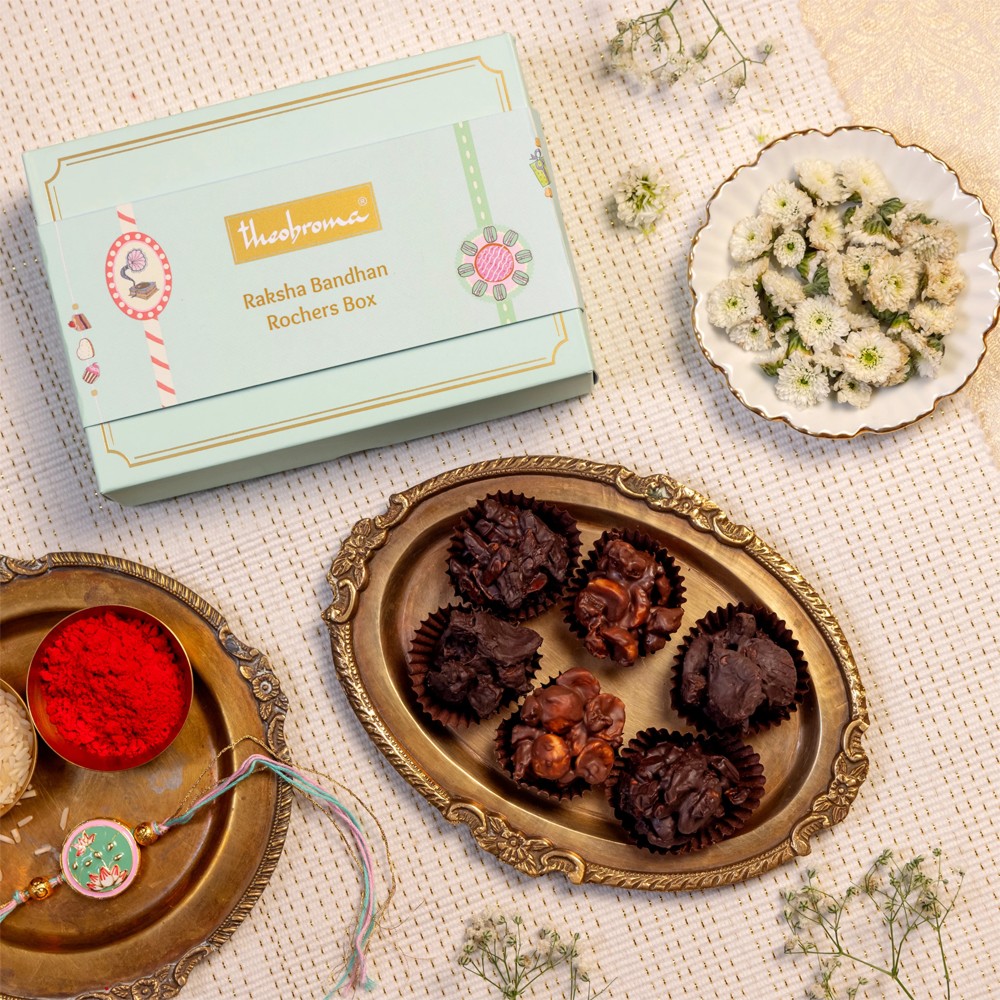 Theobroma Rochers Chocolate Gift Pack for Rakhi