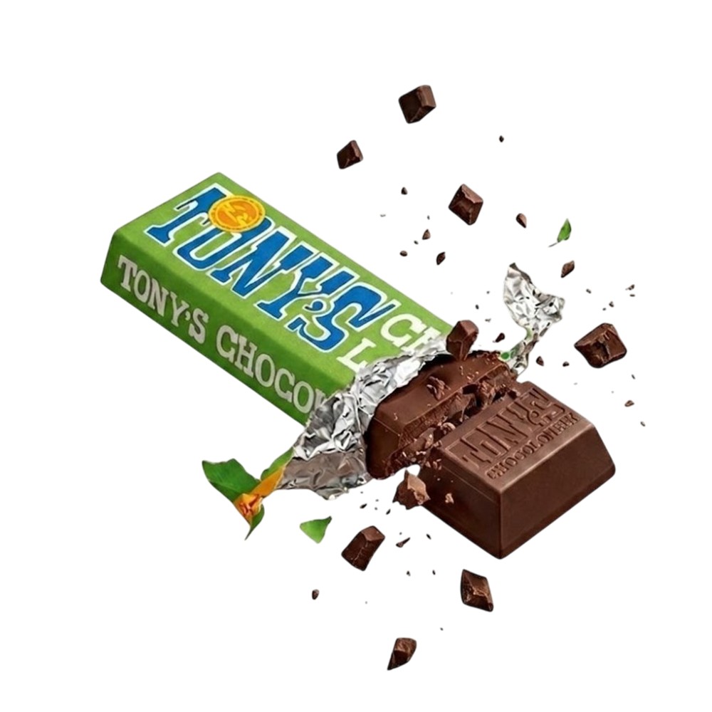 Tony's Chocolonely Almond & Sea Salt Dark Chocolate Bar