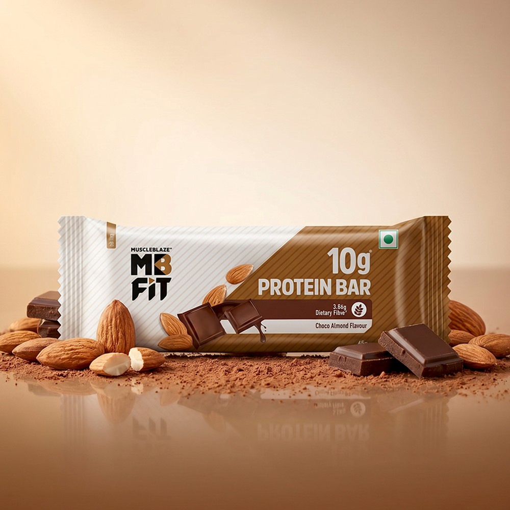MuscleBlaze 10g Protein Bar (Choco Almond)