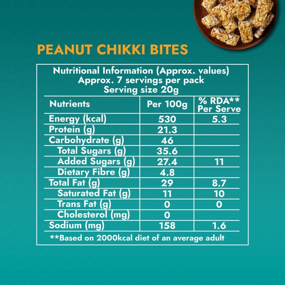 Peanut Chikki by Sweet Karam Coffee
