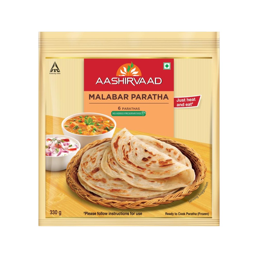 Aashirvaad Malabar Paratha (Heat & Eat)