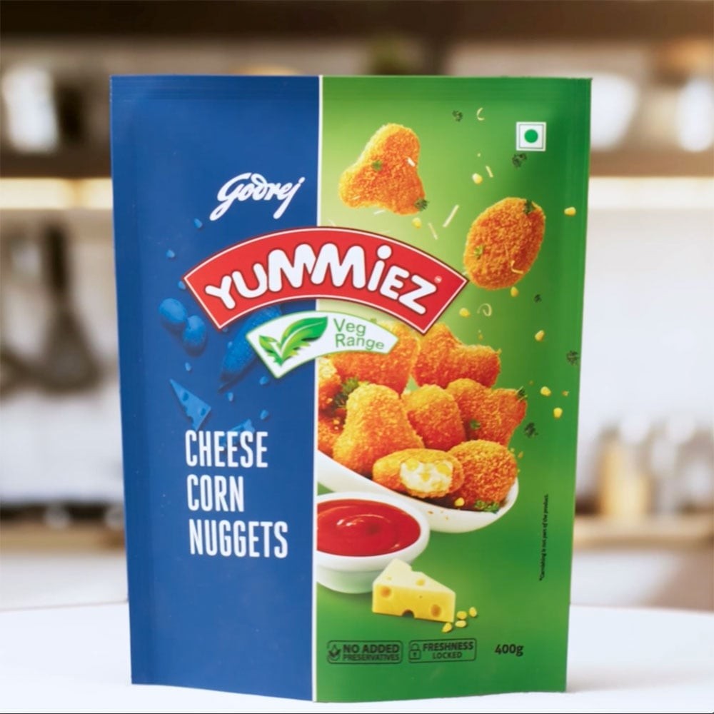 Godrej Yummiez Corn Cheese Nuggets (Frozen)