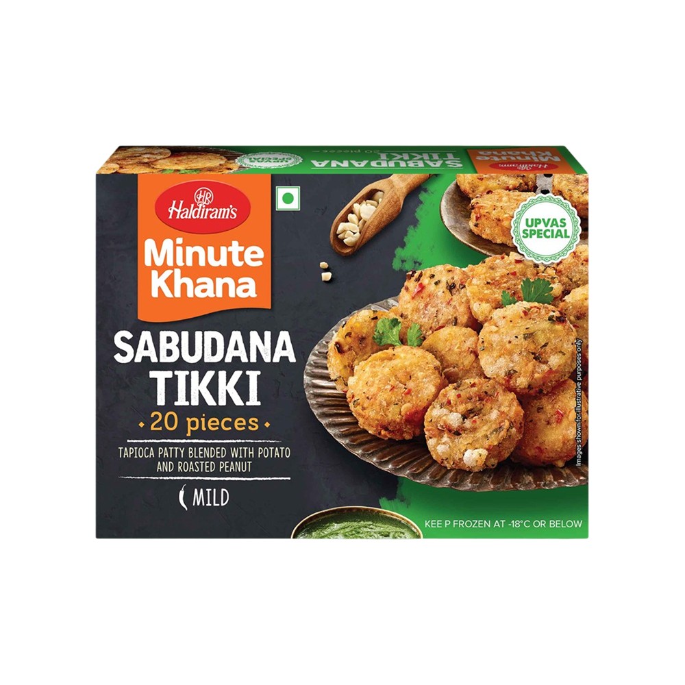 Haldiram's Sabudana Tikki Upvas Special (Frozen)