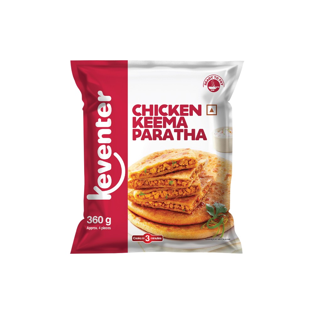 Keventer Chicken Keema Paratha (4 pieces)