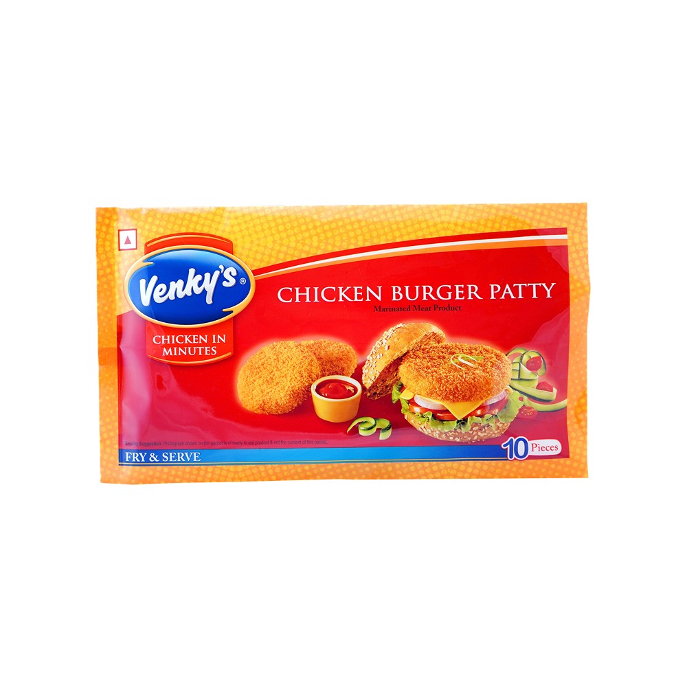 Venky's Chicken Burger Patty (Frozen)