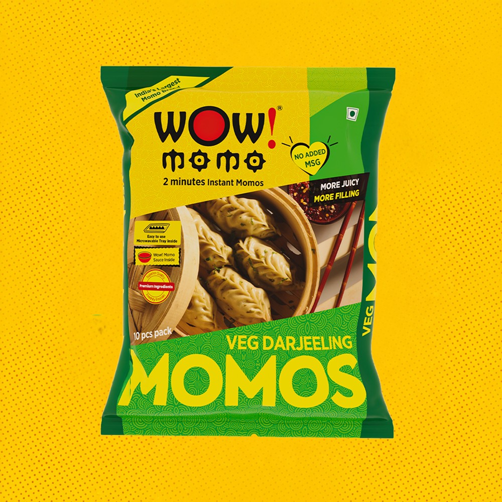 Wow! Momo Veg Darjeeling Momos (Frozen)