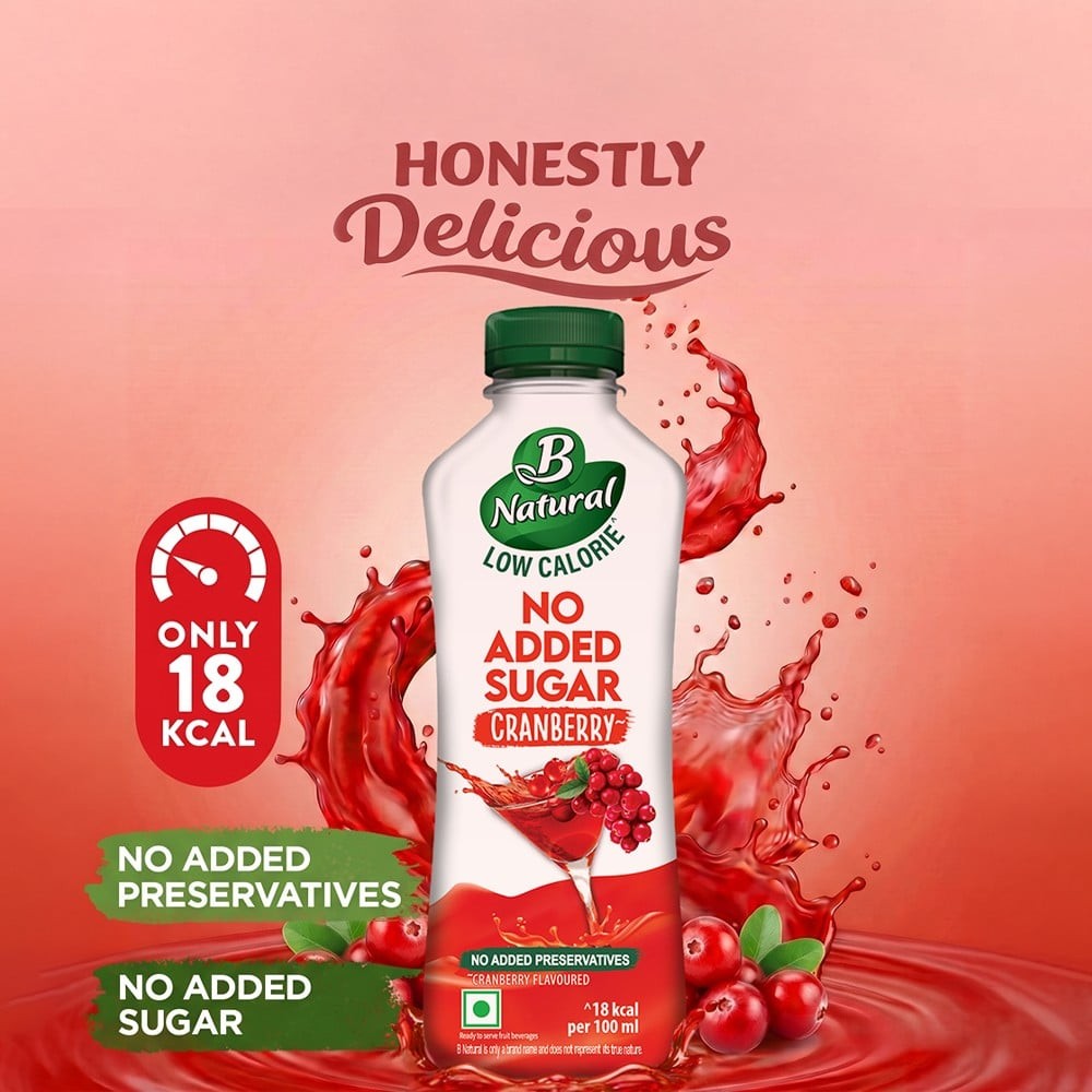 B Natural Cranberry Juice (No Added Sugar)