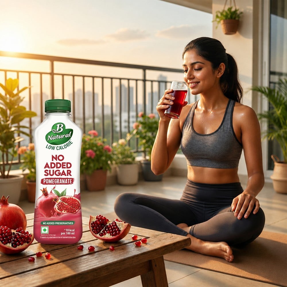 B Natural Pomegrante Juice (No Added Sugar)