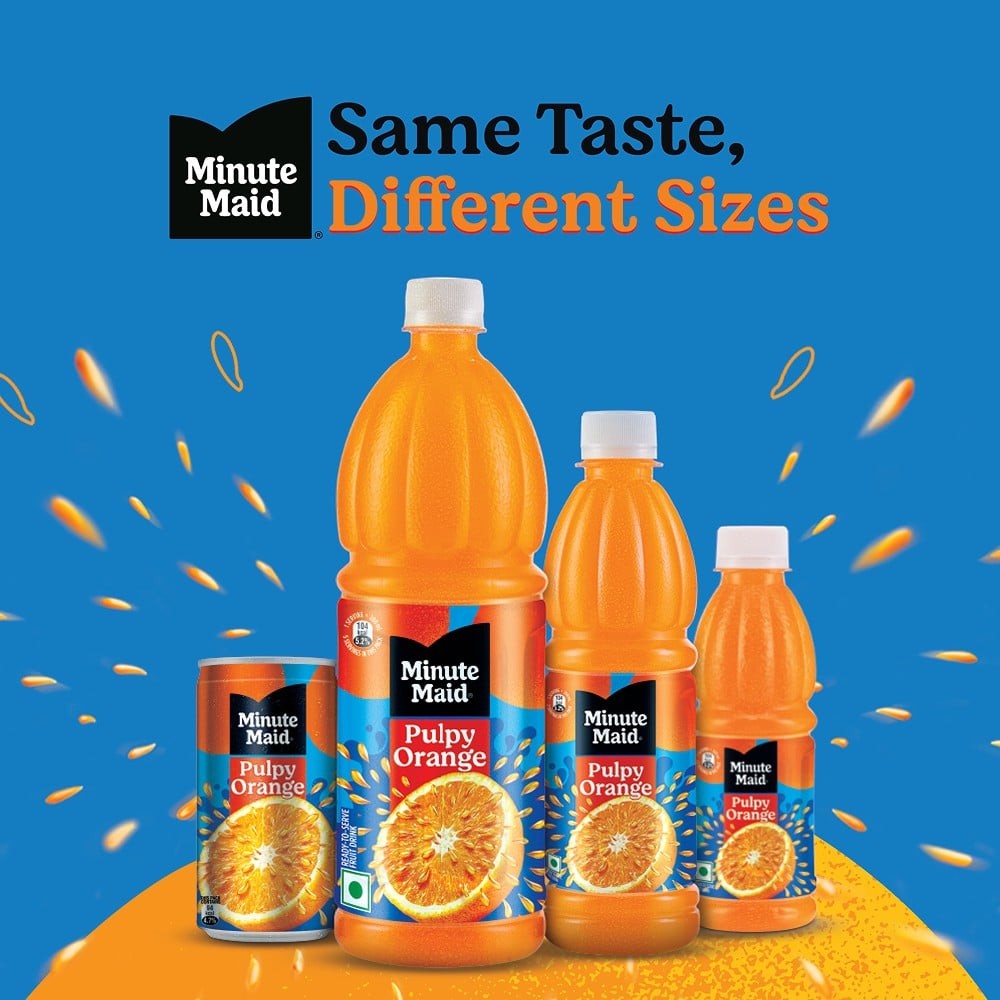 Minute Maid Pulpy Orange Fruit Drink