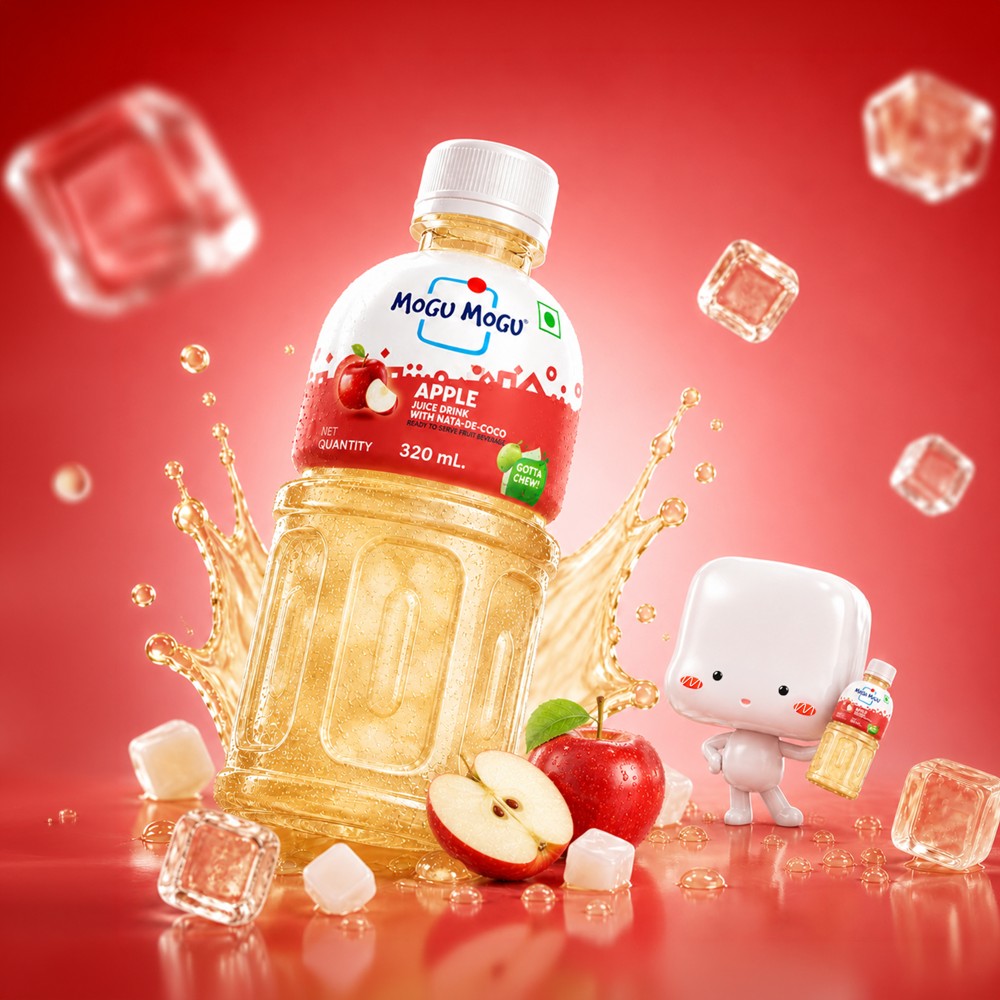 Mogu Mogu Apple Juice With Nata De Coco