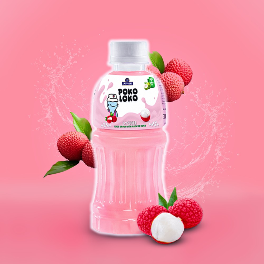 Poko Loko Lychee Nata Juice