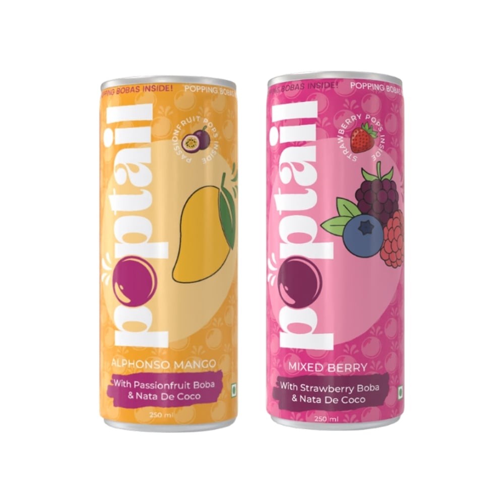 Poptail Popping Boba Drink with Nata de Coco