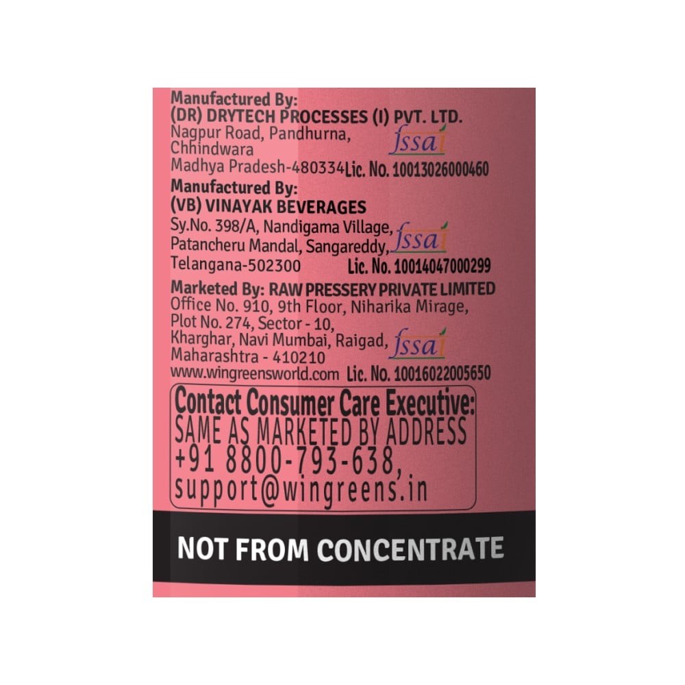 Raw Pressery Mixed Fruit Juice