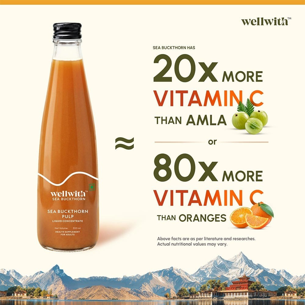 Wellwith Sea Buckthorn Fruit Pulp