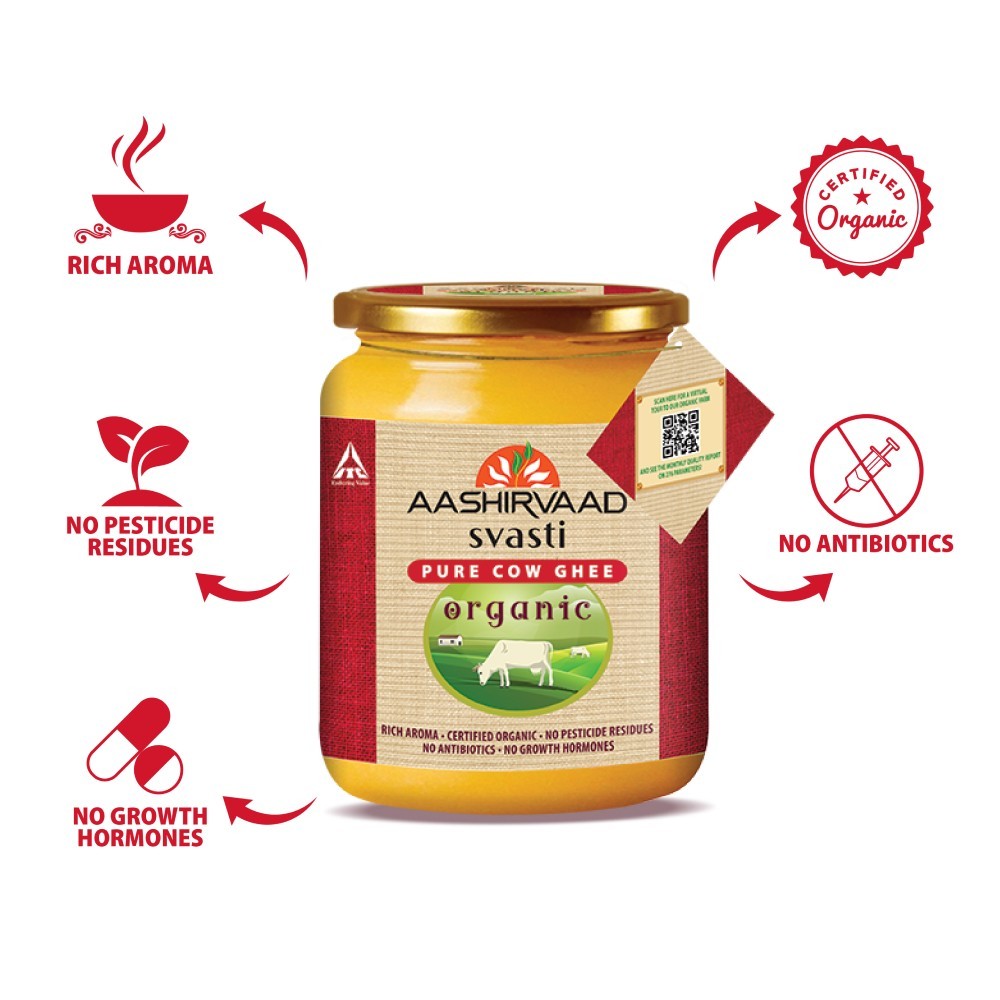 Aashirvaad Svasti Organic Cow Ghee