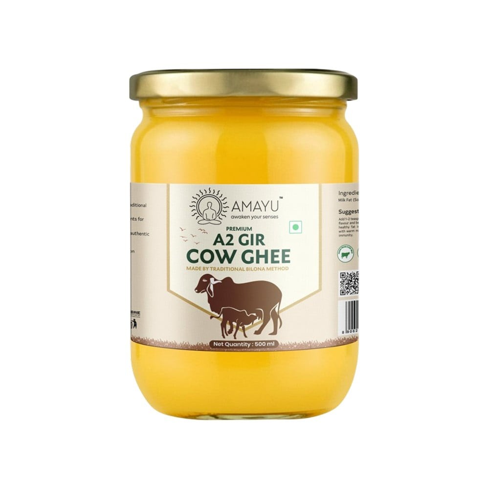 AMAYU A2 Gir Cow Ghee (Bilona Churned)