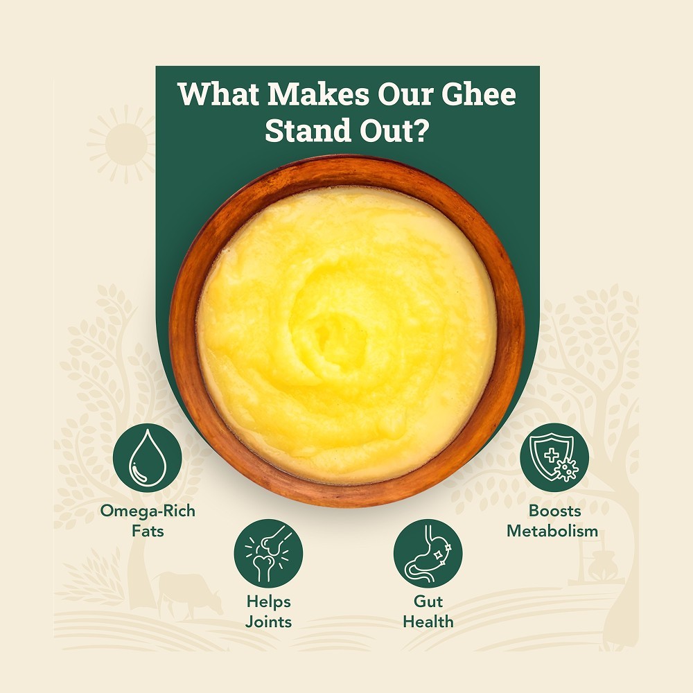 Anveshan A2 Gir Cow Ghee (Bilona Churned)