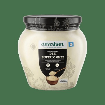 Anveshan Desi Bilona-Churned Buffalo Ghee
