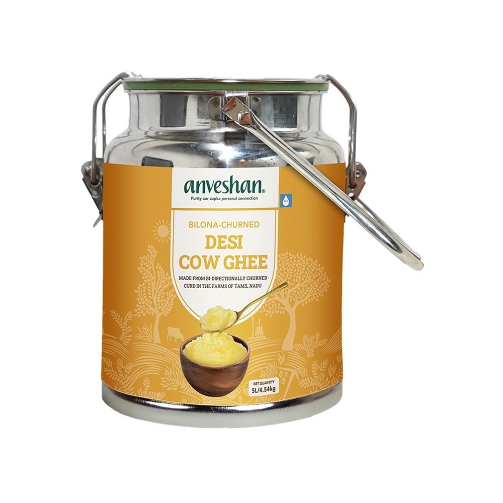 Anveshan Desi Cow A2 Ghee with Dolchi