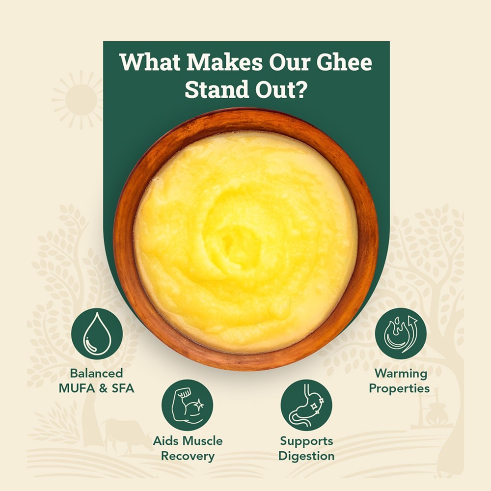 Anveshan Desi Cow A2 Ghee with Dolchi