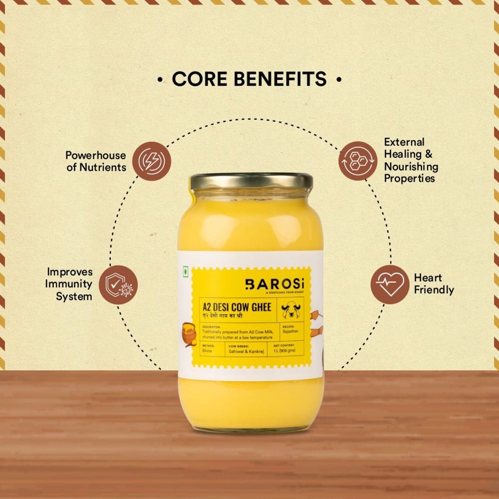 Barosi Desi Cow A2 Ghee