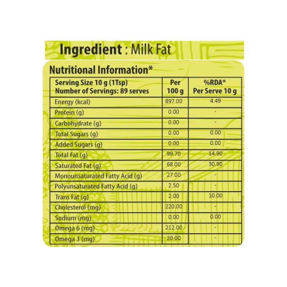 Farmer Fresh Organic Cow Ghee