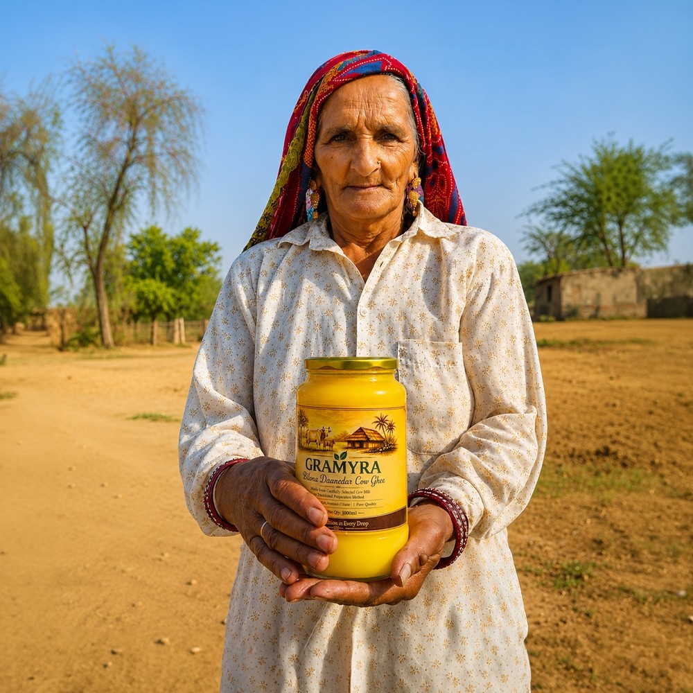 Gramyra Bilona Daanedar Cow Ghee