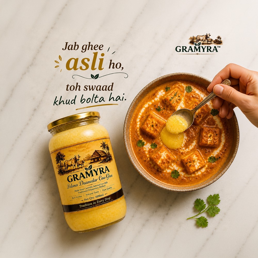 Gramyra Bilona Daanedar Cow Ghee