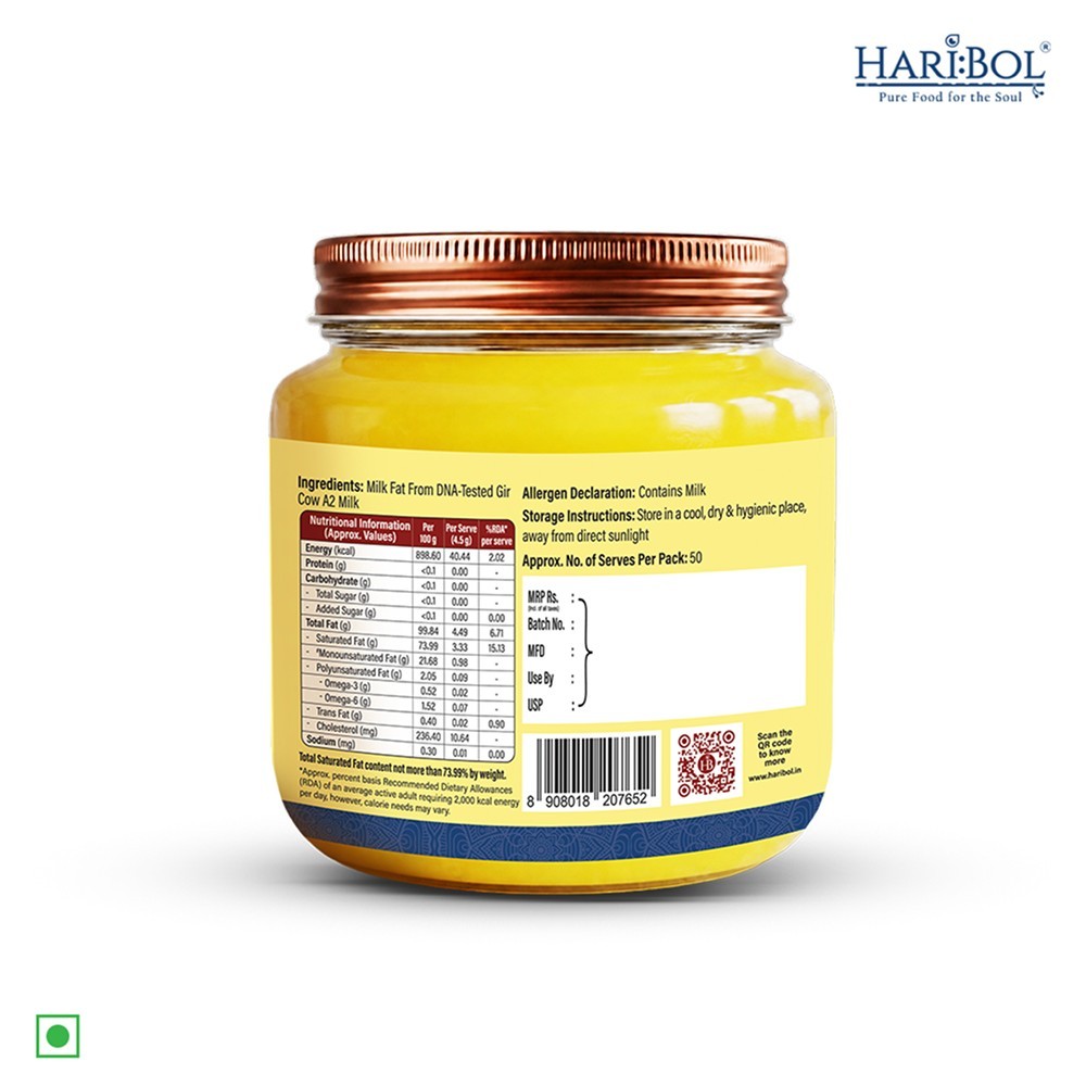 Haribol Desi Cow A2 Gir Ghee