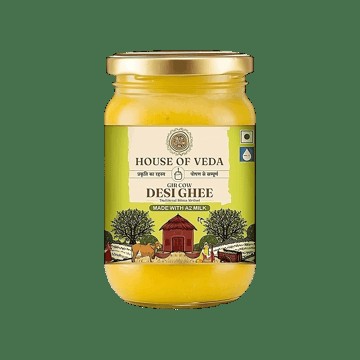House of Veda Desi Gir A2 Cow Ghee (Bilona Churned)