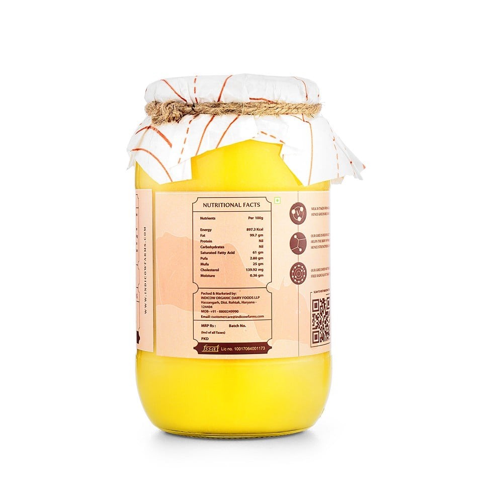 Indicow A2 Kankrej Bilona Cow Ghee