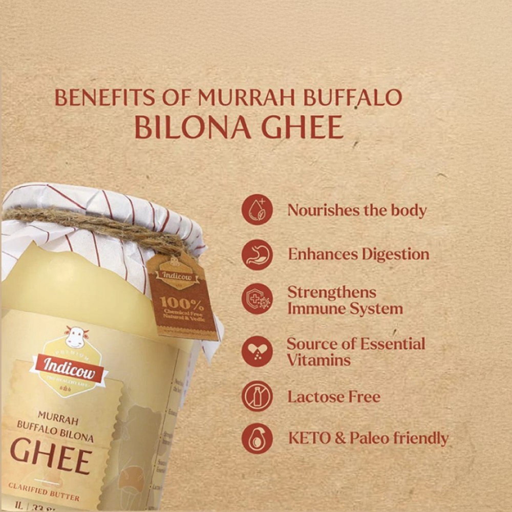 Indicow Murrah Bilona Buffalo Ghee
