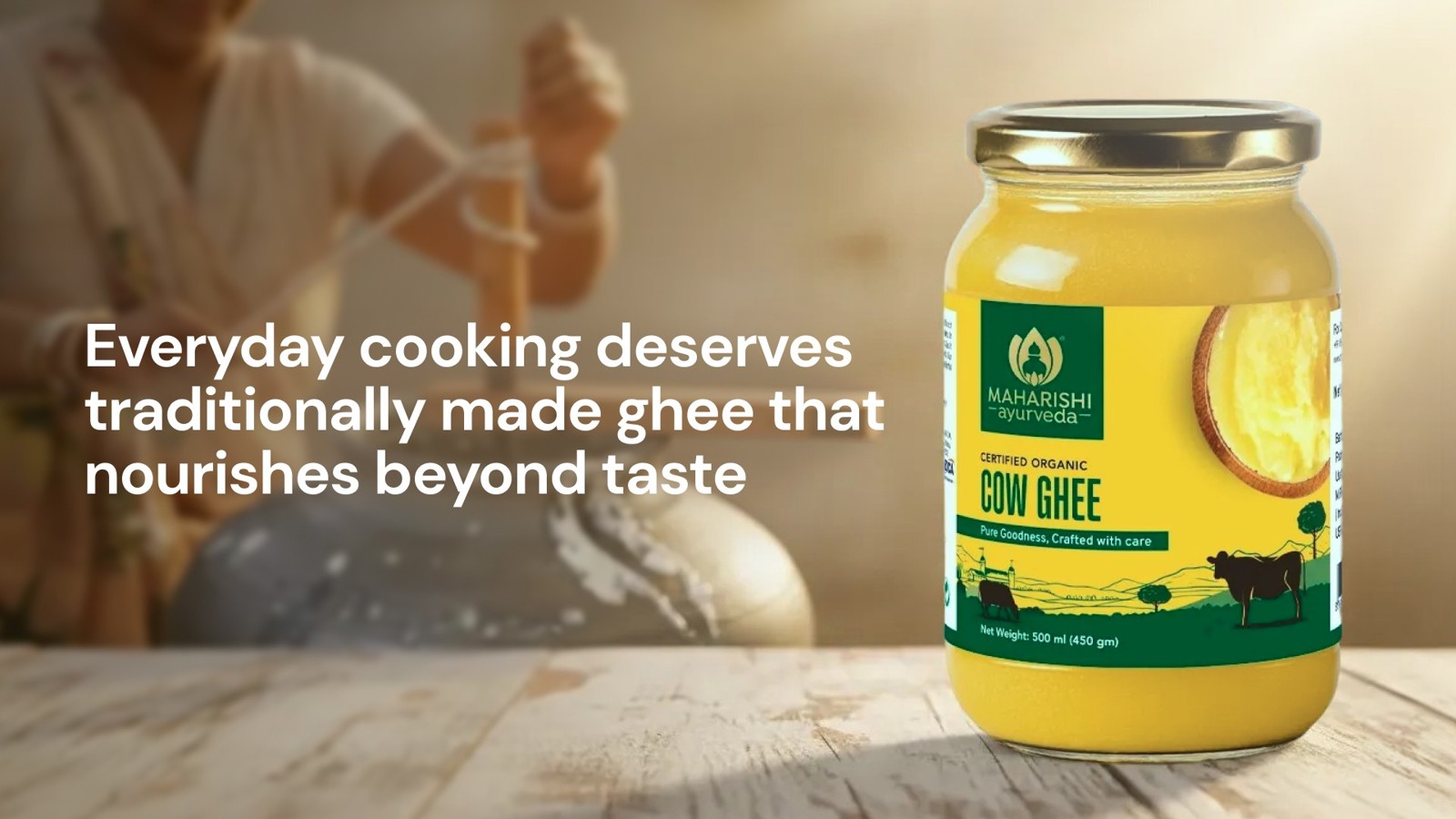 MAHARISHI ayurveda Organic Cow Ghee